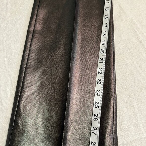 Express Editor Boot Pants 10S Metallic Dark Gray Mid Rise Bootcut Stretch Career - Picture 10 of 10